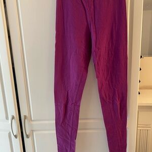Forever 21 Vivid Purple Leggings